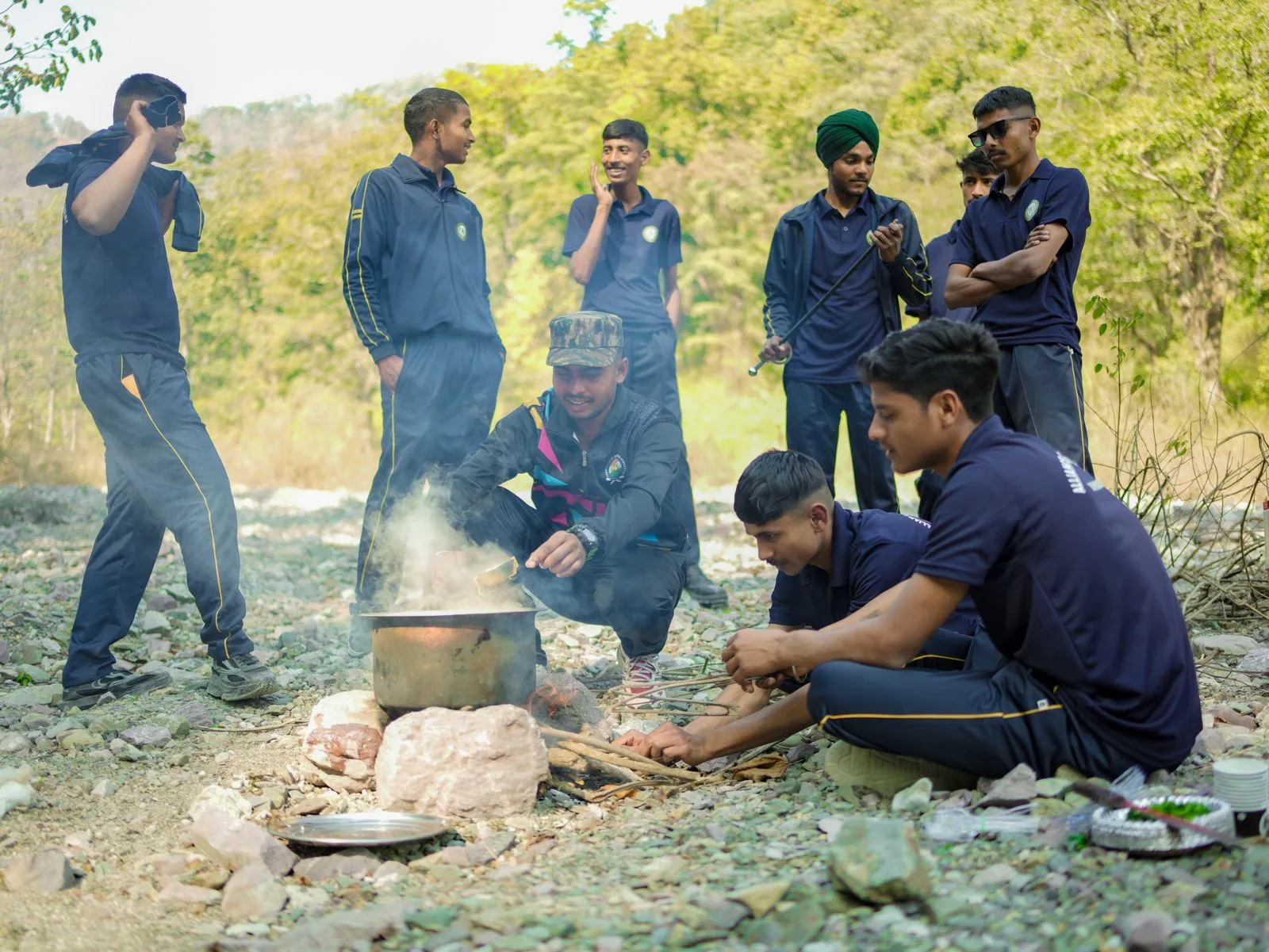 NDA Students Participating in Defence Training Activities at Alliance Defence Academy